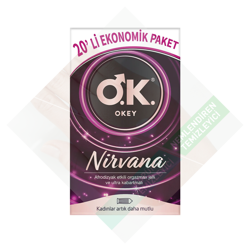 Okey Nirvana Prezervatif 20 Adet