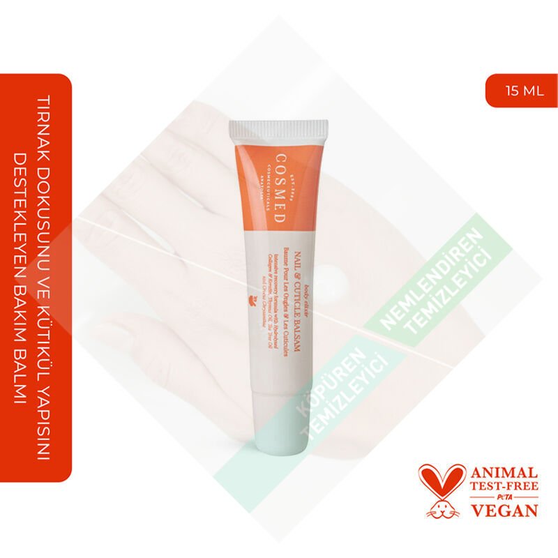 Cosmed Nail Cuticle Balsam Tırnak Bakım Balsamı 15 ml