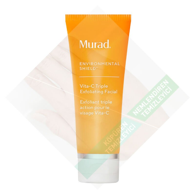 Murad Vita-C Triple Exfoliating Facial- Altın-C Vitamini İçeren Cilt Yenileyici Profesyonel Ev Peelingi 80 ml