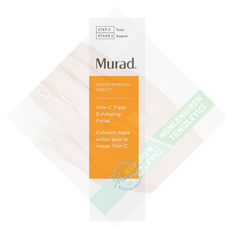 Murad Vita-C Triple Exfoliating Facial- Altın-C Vitamini İçeren Cilt Yenileyici Profesyonel Ev Peelingi 80 ml