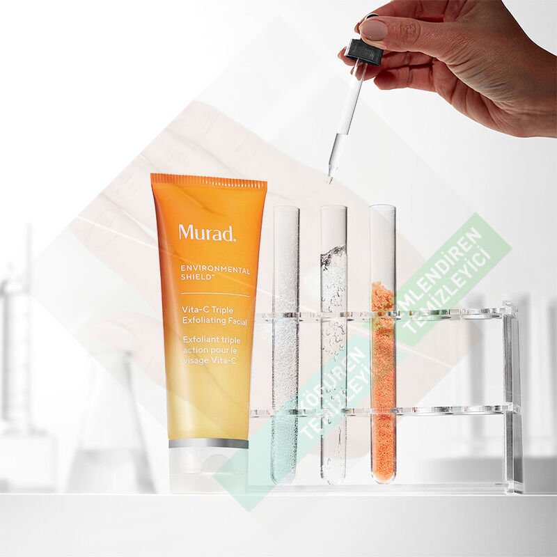 Murad Vita-C Triple Exfoliating Facial- Altın-C Vitamini İçeren Cilt Yenileyici Profesyonel Ev Peelingi 80 ml