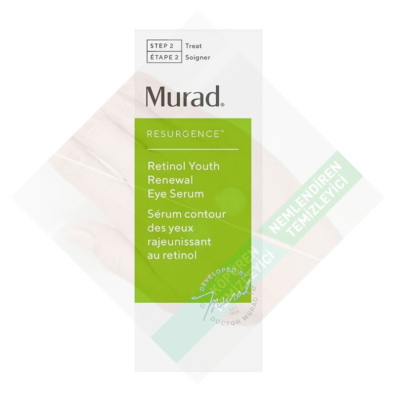 Murad Retinol Youth Renewal Eye Serum – Gençlik Kodu: Cilt Yenileyici Retinol Göz Serumu 15ml