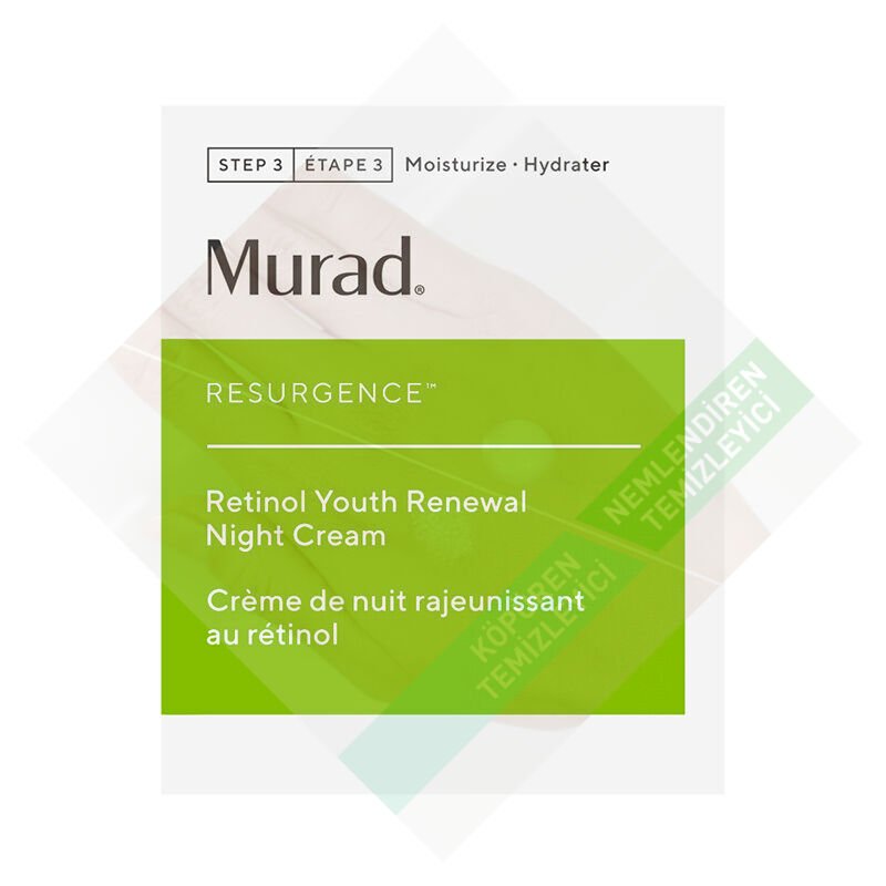 Murad Retinol Youth Renewal Night Cream – Gençlik Kodu: Cilt Yenileyici Retinol Gece Kremi 50 ml