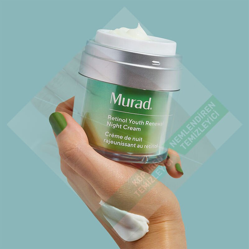 Murad Retinol Youth Renewal Night Cream – Gençlik Kodu: Cilt Yenileyici Retinol Gece Kremi 50 ml