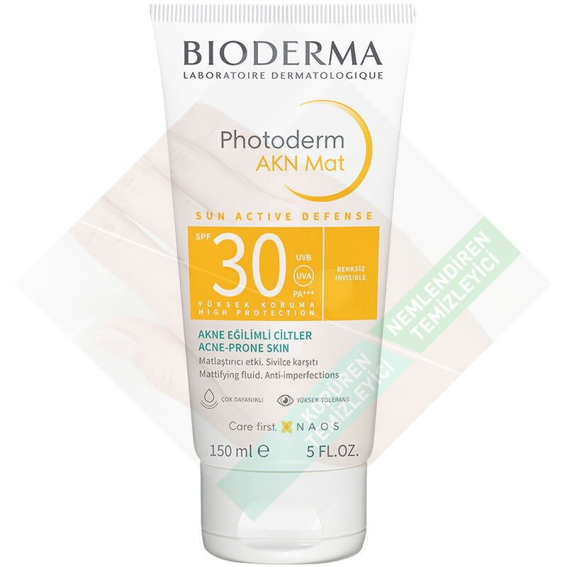 Bioderma Photoderm AKN Mat Spf30+ Güneş Koruyucu Krem 150 ml