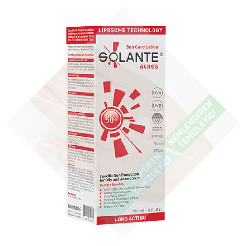 Solante Acnes Sun Care Lotion SPF 50+ 150 ml
