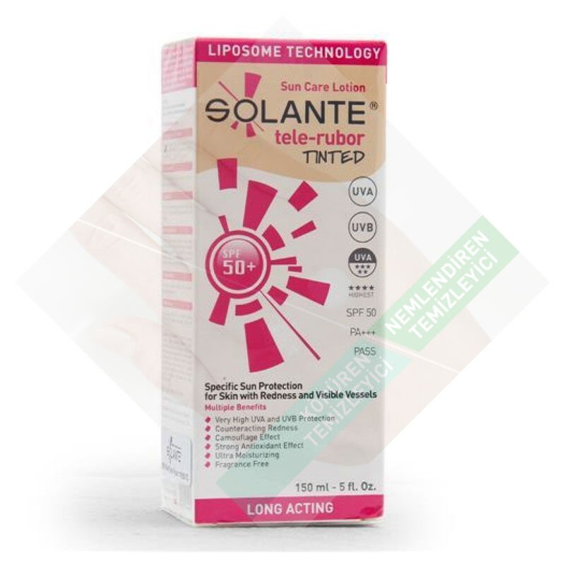 Solante Telerubor Tinted SPF 50+ Losyon 150 ml