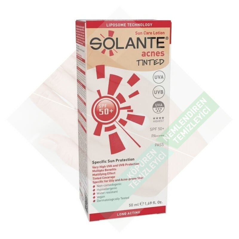 Solante Acnes Tinted Losyon SPF 50+ 50 ml