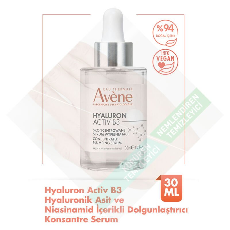 Avene Hyaluron Activ B3 Dolgunlaştırıcı Konsantre Serum 30 ml