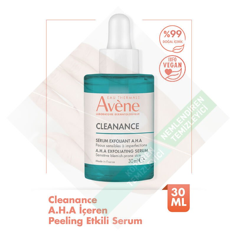 Avene Cleanance AHA Exfoliating Serum 30 ml