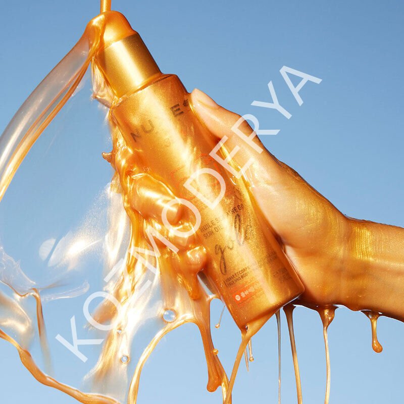 Nuxe Sun - Altın Işıltılı Bronzlaştırıcı Güneş Koruyucu Yağ SPF50 150 ml