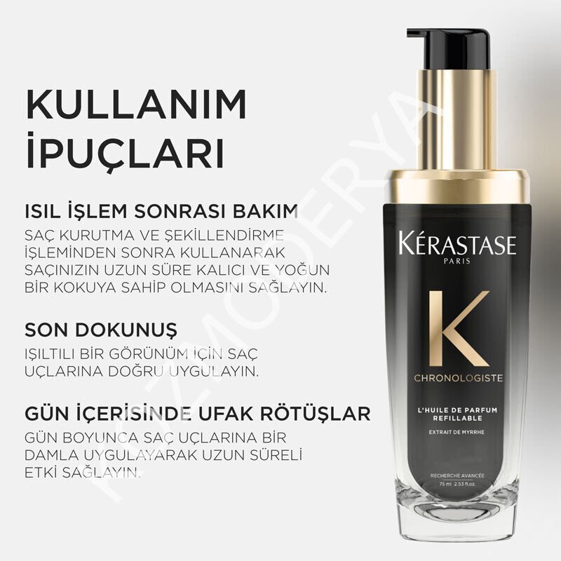 Kerastase Chronologiste Lhuile De Parfum Yedek Şişe Saç Bakım Yağı 75 ml