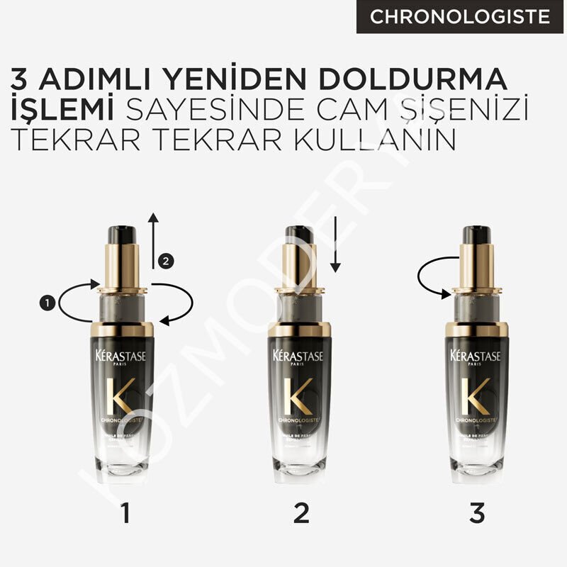 Kerastase Chronologiste Lhuile De Parfum Yedek Şişe Saç Bakım Yağı 75 ml