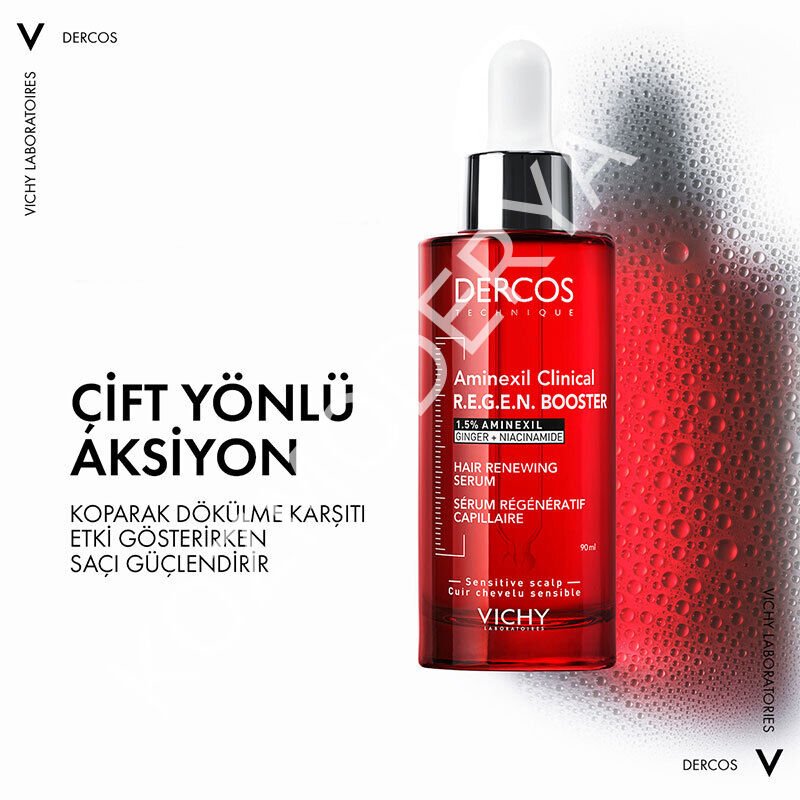 Vichy Dercos Aminexil R.E.G.E.N Booster Saç Dökülmesine Karşı Serum 90 ml