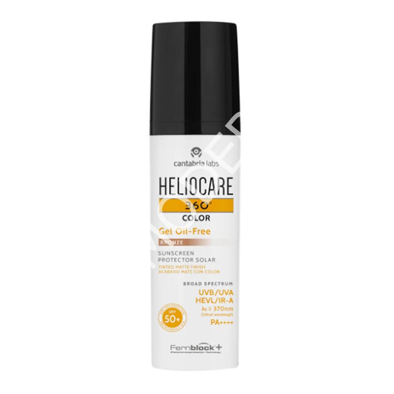 Heliocare 360 Color Gel Oil Free Spf50+ Güneş Koruyucu 50 ml - Bronze
